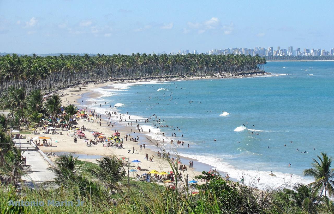 Apartamentos Condominio A Beira Mar カボ・デ・サント・アゴスチーニョ エクステリア 写真