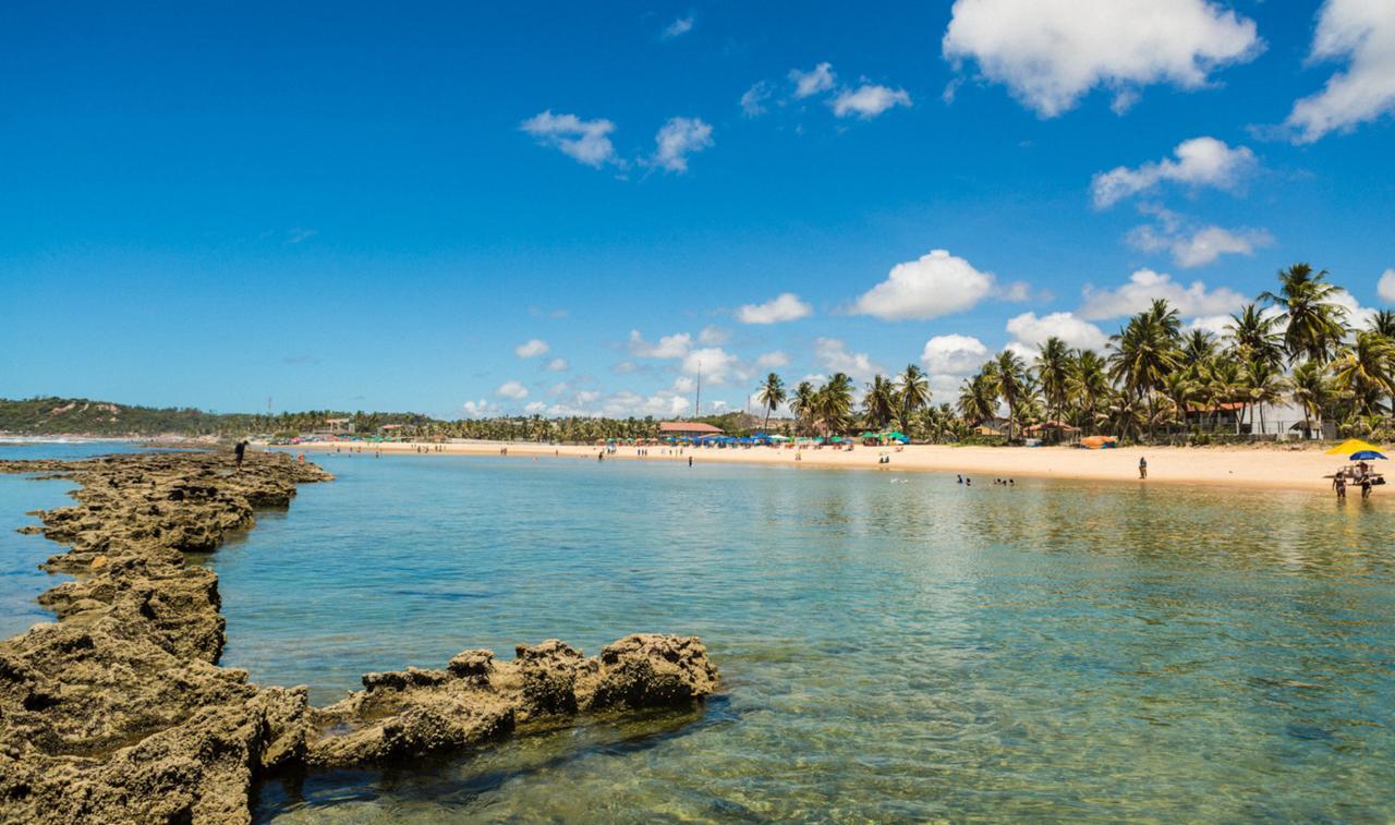 Apartamentos Condominio A Beira Mar カボ・デ・サント・アゴスチーニョ エクステリア 写真